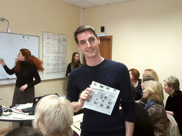 Приглашаем в офлайн-группу Advanced  с носителем  языка  с  26  марта